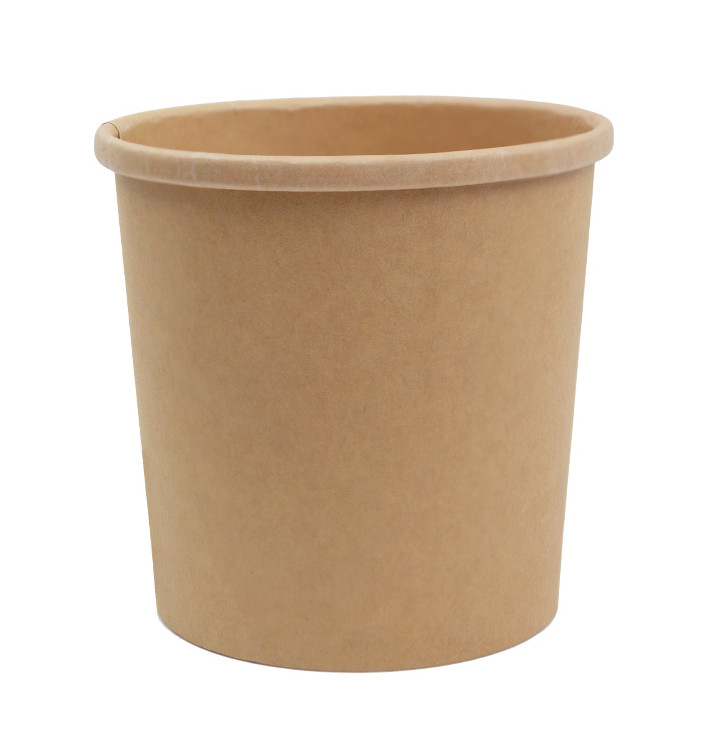 Kraft Kartonnen Pot 16Oz/450ml (500 Stuks)