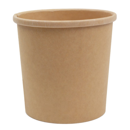 Kraft-Kraft Kartonnen Pot 16Oz/450ml Ø10,0cm (500 Stuks)