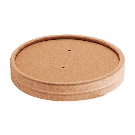 Kraft-Kraft Kartonnen Deksel voor Kartonnen Pot Ø9,0cm (500 stuks)