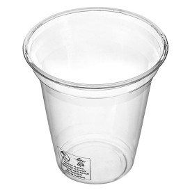 Stof gebaseerd op Maizena PLA beker  Bio transparant 450ml Ø9,5cm (1200 stuks)