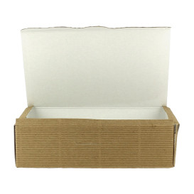 Papier bakkerij doos kraft 20x13x5,5cm 1000g (500 stuks)
