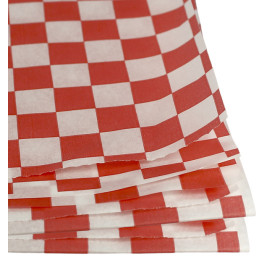 Graspapier inpakvellen rood 28x33cm (4000 stuks)