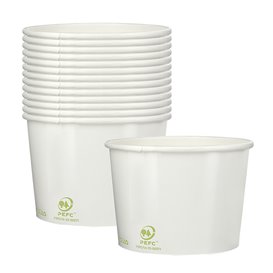 Papieren ijs Container Eco-Vriendelijk 310ml (1200 stuks)