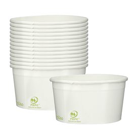 Papieren ijs Container Eco-Vriendelijk 140ml (2100 stuks)