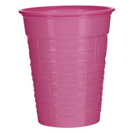 Plastic PS beker fuchsia 200ml (1.500 stuks)