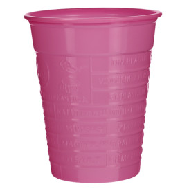 Plastic PS beker fuchsia 200ml Ø7cm (1.500 stuks)