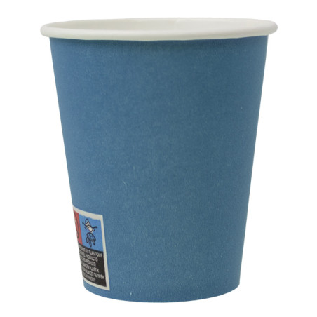 Papieren Beker "Colors" Blau 9Oz/290ml Ø8,0cm (20 stuks)