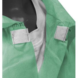 Wegwerp-laboratoriumjas TST PP Velcro Groen XL (1 stuk)