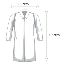 Wegwerp-laboratoriumjas TST PP Velcro 35gr (1 stuk) 