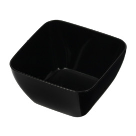 Proeving plastic kom PS zwart 5x5x3 cm 75ml (20 stuks)