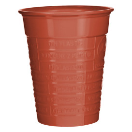 Plastic PS beker rood 200ml Ø7cm (1.500 stuks)