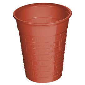 Plastic PS beker rood 200ml Ø7cm (1.500 stuks)