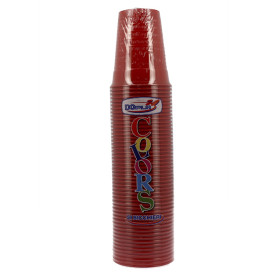 Plastic PS beker rood 200ml Ø7cm (1.500 stuks)