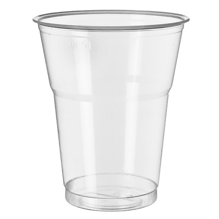 Herbruikbare Plastic PS Kristal Beker "Diamant" 300ml Ø8,0cm (400 stuks)