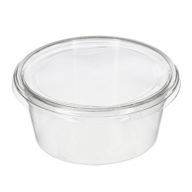 Lid for Tub Deli Container PLA Clear Compostable 145ml (100 stuks)