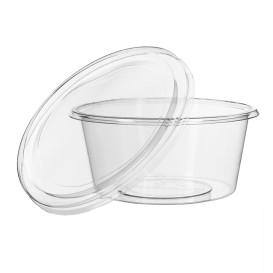 Lid for Tub Deli Container PLA Clear Compostable 145ml (100 stuks)