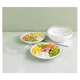 Suikerriet kom Bagasse wit 470ml (800 stuks)