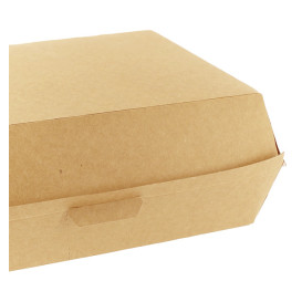 Kraft hamburgerbox Giant 23x17,5x8cm (175 stuks)