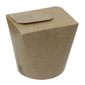 Papieren take-out Container kraft 800ml (500 stuks)