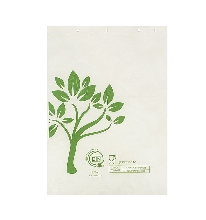 Marktzak Block Home Compost “Be Eco!” 30x40cm (2.000 stuks)