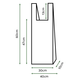 Brood-Hemddraagtassen zakje Doorschijnend 30x60cm 14µm ( (2.000 stuks)