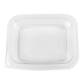 Plastic deli Container PET onverbrekelijk 600ml 18x14x4cm (390 stuks)