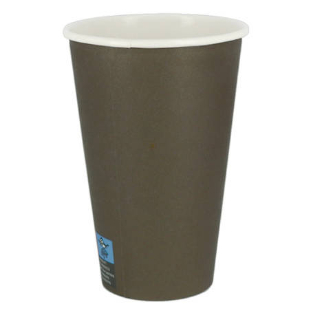 Papieren beker 12Oz/360ml Bruin Ø8,0cm (100 stuks) 