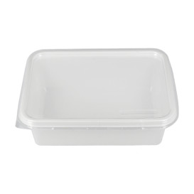 Plastic Deksel voor dienblad transparant 15,7x11,2x5,1cm (100 stuks) 