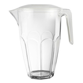 Plastic pot met Deksel transparant SAN Herbruikbaar 2250ml (3 stuks)