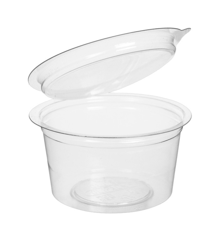 Plastic Container APET Rond vormig transparant 80ml (450 stuks)