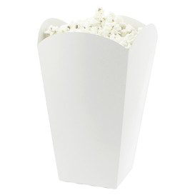 Dozen voor grote witte popcorn 150gr 8,7x13x20,3cm (25 stuks) 