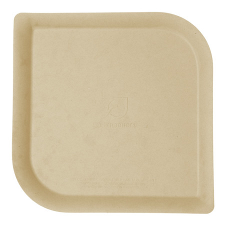 Suikerriet bord Bagasse en Bamboe 23,8 cm (400 stuks)