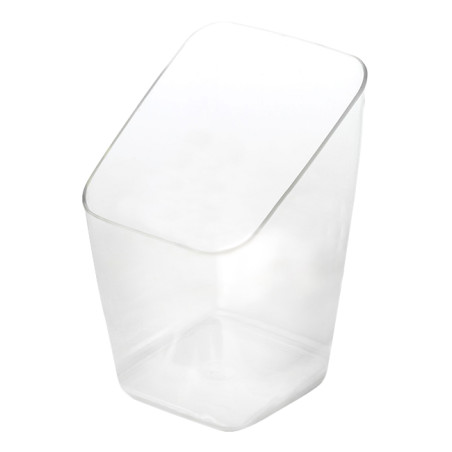 Plastic PS proefbeker transparant 4x4x7cm (20 stuks) 