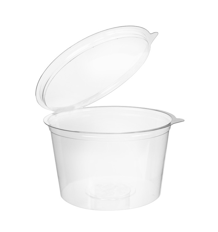 Plastic Container APET Rond vormig transparant 1000ml Ø15cm (200 stuks)