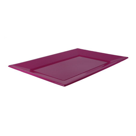 Plastic dienblad fuchsia 33x22,5cm (25 stuks) 