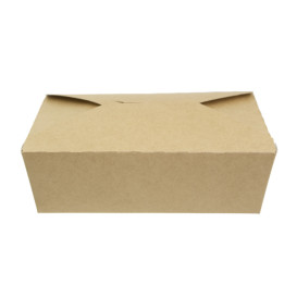 Oosterse Maaltijdbox Kraft 19,7x14x6,5cm 1800ml (200 Units)