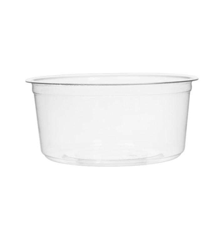 Tub Deli Container PLA transparant Compostable 355ml (500 stuks)