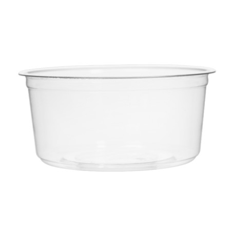 Tub Deli Container PLA transparant Compostable 355ml (500 stuks)