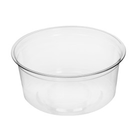 Tub Deli Container PLA transparant Compostable 355ml (500 stuks)