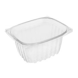 Stof gebaseerd op Maizena PLA Composteerbaar Container met Deksel 470ml (100 stuks)