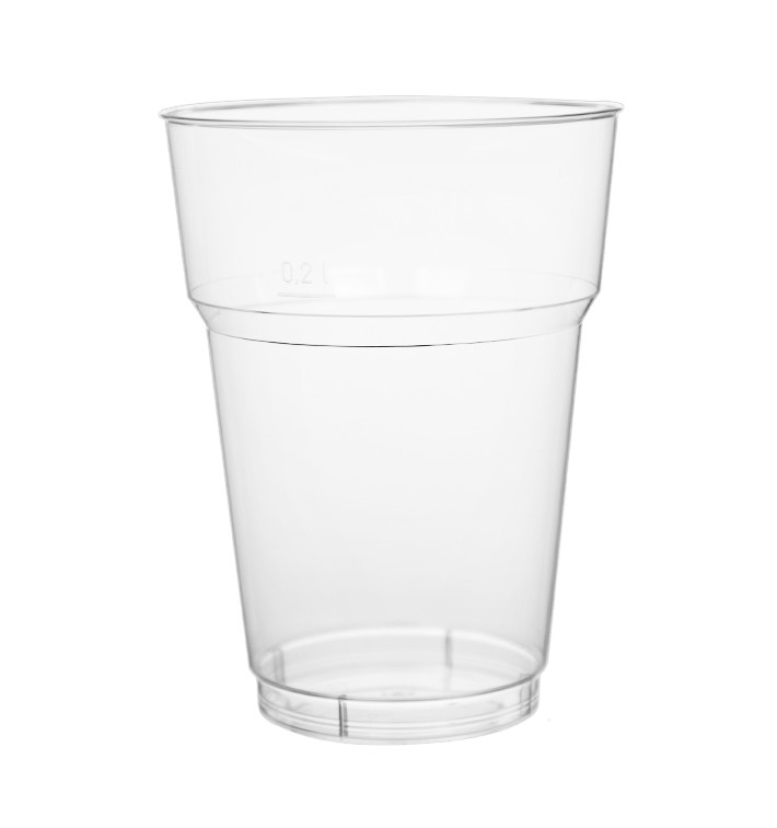 Plastic pint PS glas transparant Kristal 200 ml (1.000 stuks)