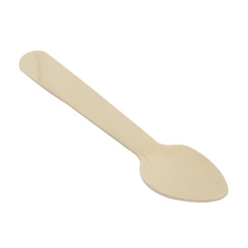 Houten TeaSpoon Verpakt 11cm (25 stuks)