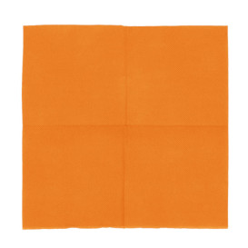 Papieren servet Micropunt oranje 20x20cm 2C (100 stuks) 