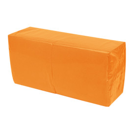 Papieren servet Micropunt oranje 20x20cm 2C (100 stuks) 