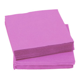 Papieren servet Micropunt fuchsia 20x20cm 2C (100 stuks) 