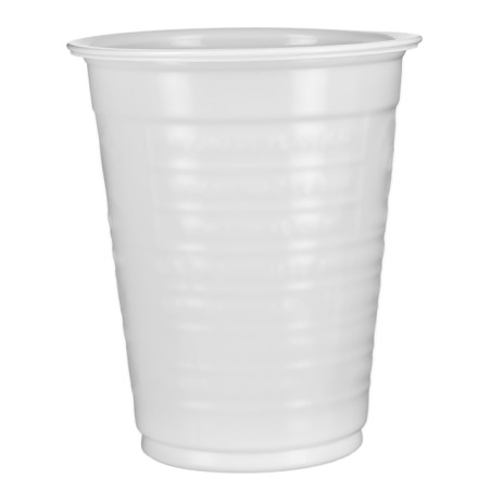 Plastic PS beker wit 200ml Ø7,0cm (3.000 stuks)