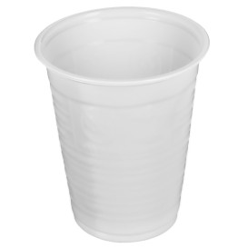 Plastic PS beker wit 200ml Ø7,0cm (100 stuks) 