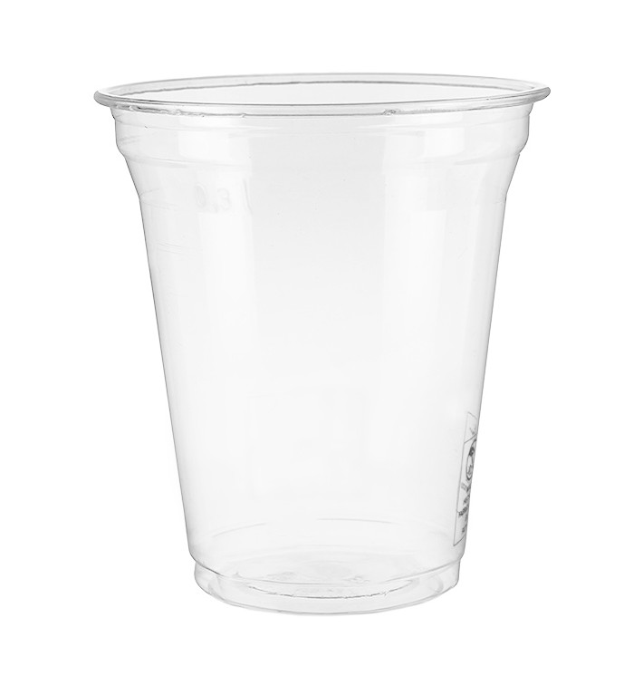 Stof gebaseerd op Maizena PLA beker  Bio transparant 450ml Ø9,5cm (1200 stuks)