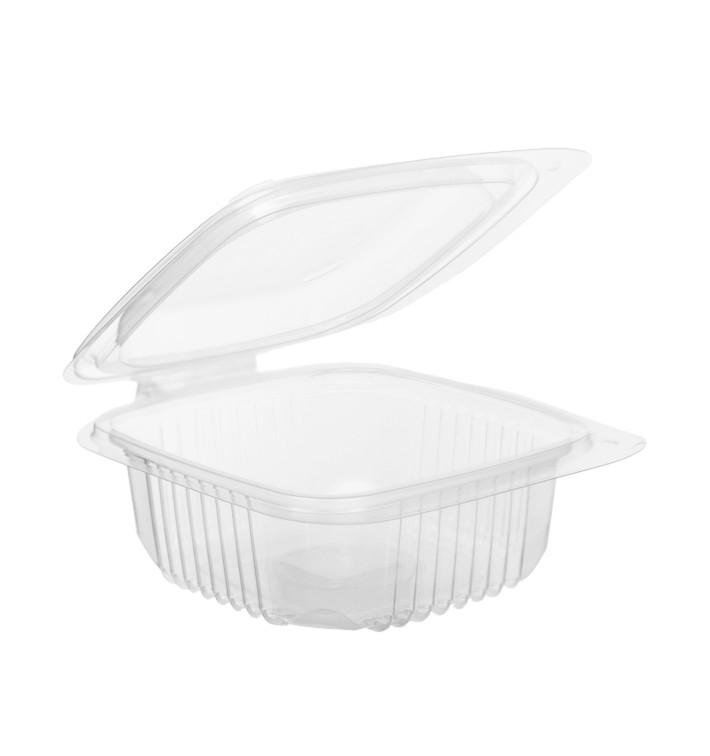 Plastic Container Microwave PP transparant 250ml 12,3x11,4cm (50 stuks) 