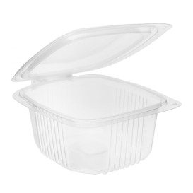 Plastic Container Microwave PP transparant 500ml 14,2x12,3cm (50 stuks) 